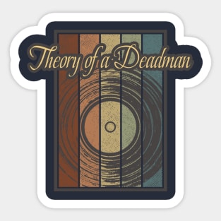 Theory of a Deadman Vynil Silhouette Sticker